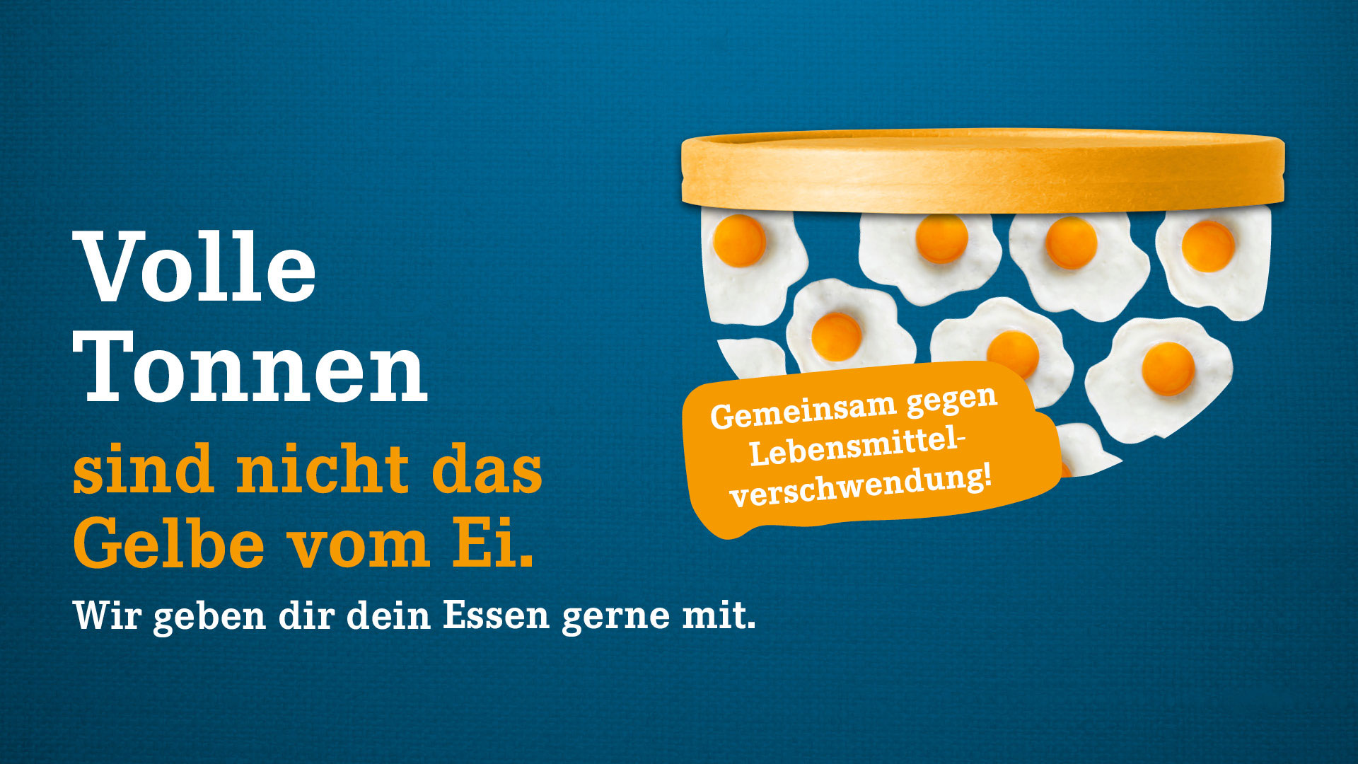 Aktionswoche Deutschland rettet Lebensmittel! - Zu gut für die Tonne